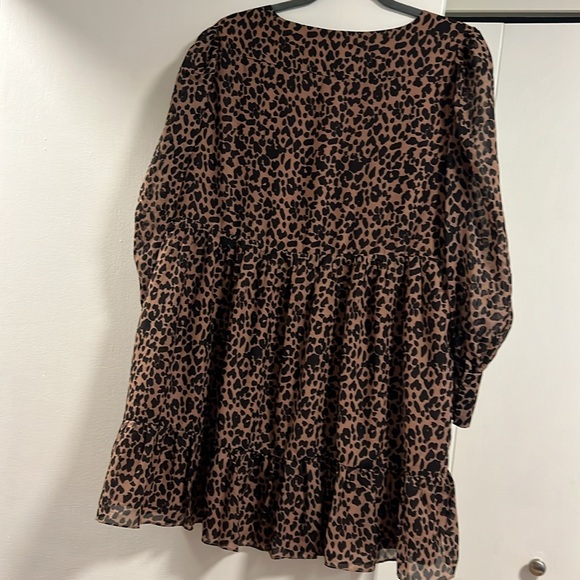 Lulu babydoll leapard print dress - Picture 6 of 6